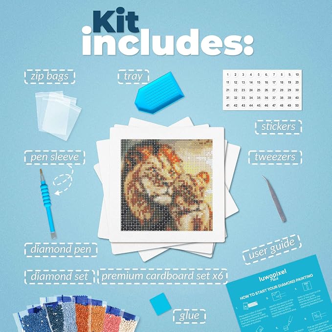 LuwoArte Painting Kit – Japanese Theme - Image 2