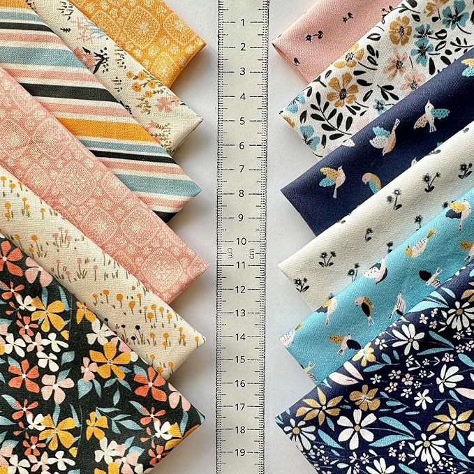 Spring Garden Floral Cotton Fabric Bundle – 60 Pre-Cut Squares, 100% Cotton 140 - Image 3