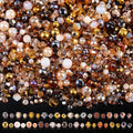 Sureio 1300 Pieces Crystal Glass Beads by Sureio