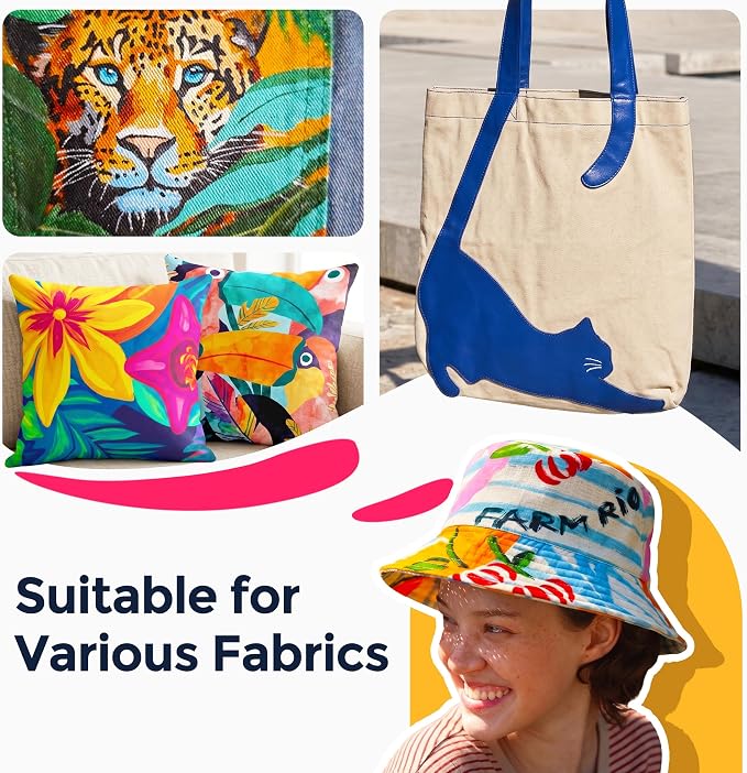 Nicpro Brown Fabric Paint, 8.45 oz Fabric Paint - Image 6