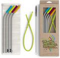 Softy Straws Premium Reusable Stainless Steel Drinking Straws by SoftyStraws