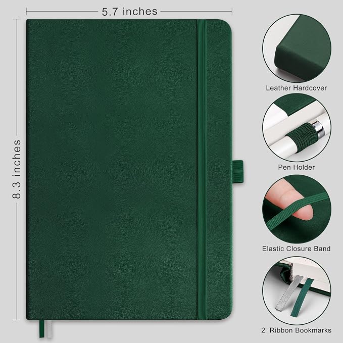 RETTACY Graph Grid Paper Notebook, 192 Pages, A5 Size | 5 Squares per Inch - Image 2
