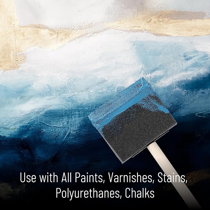Bates- Foam Paint Brushes, 40 Pack, Sponge Paint Brush - Image 6