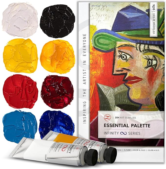 ZenART Professional Oil Paint Set by ZenARTSupplies