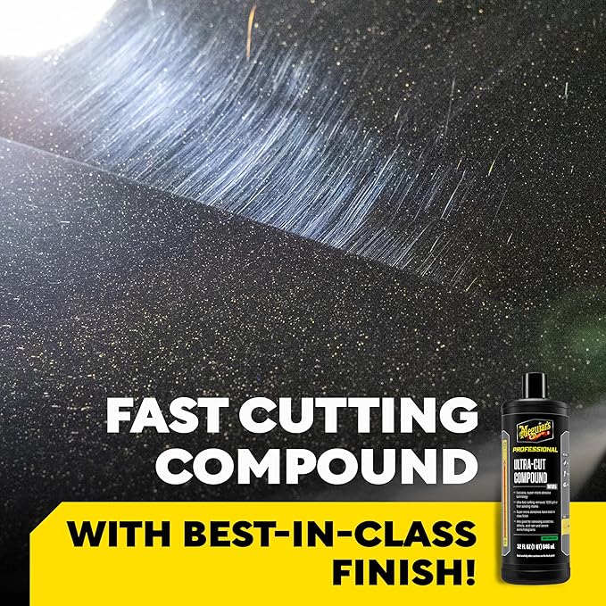 Meguiar's Mirror Glaze M105 Ultra-Cut Compound, 32 Fl. Oz (Pack of 1) - Packaging May Vary