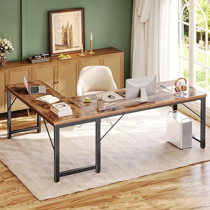 Huuger 63 Inch L Shaped Desk - Image 9