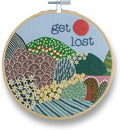 FUNATIC Get Lost Embroidery Kit | Funny Beginner Needle Work Starter Set by FUNATIC