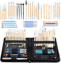 ISSEVE Pottery Clay Sculpting Tools 43Pcs Double Sided Ceramic Clay Carving by ISSEVE