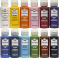 FolkArt Outdoor Gloss Acrylic Craft Paint Set Designed by FolkArt+One+Stroke