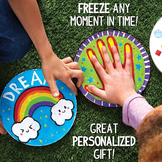 Made By Me Mix & Mold Your Own & Make 4 DIY Personalized Stepping Stones - Image 6
