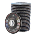 Merryland Flap Disc 4 1/2 inch Metal for Angle Grinder, 4.5inch 60 Grit T29 Flap Wheel 20 Pack, Blue Zirconium Corundum INOX Stainless Steel Iron Universal, Craft-Line FC1107314-20