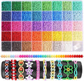 Funtopia 3mm Seed Beads Uniform, 39 Colors 8200pcs Small Beads by Funtopia
