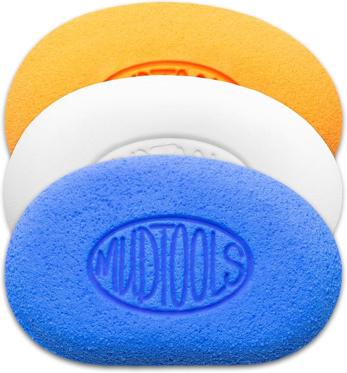 Mudtools Mudsponges Pack, Wheel Throwing, Hand Building Clay by Mudtools