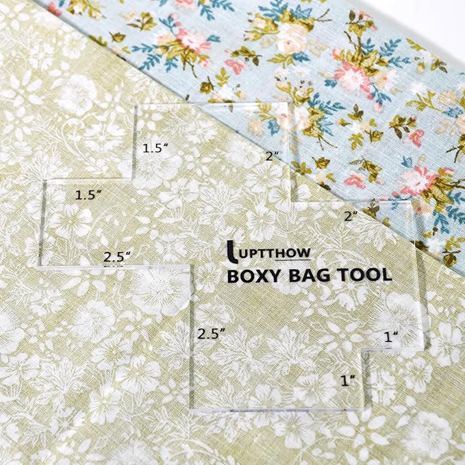 UPTTHOW 3Pcs Boxy Bag Making Templates Notion - Image 3
