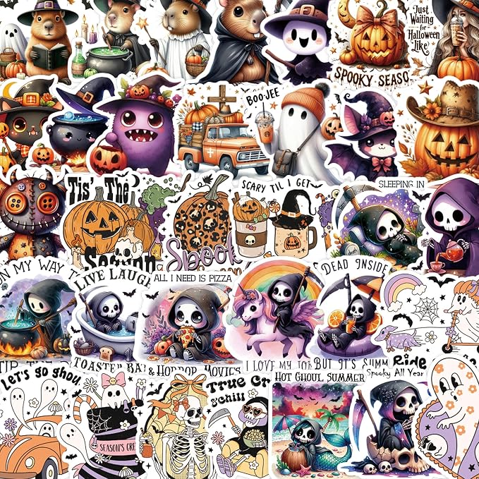 Halloween Stickers for Journaling & Scrapbooking by JUNKJWBZ%7CPeelStickInspir