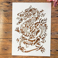 TIAMECH A4 Reusable Mythology Dragon Stencil by TIAMECH