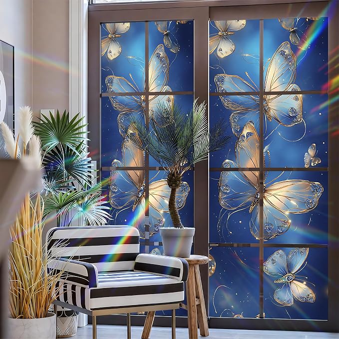 Stained Glass Window Privacy Film Static Cling - Image 3