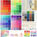 20, 120 Colors 6 Boxes Polymer Beads Spacer Heishi Beads & Jewelry Kit by Sistenia