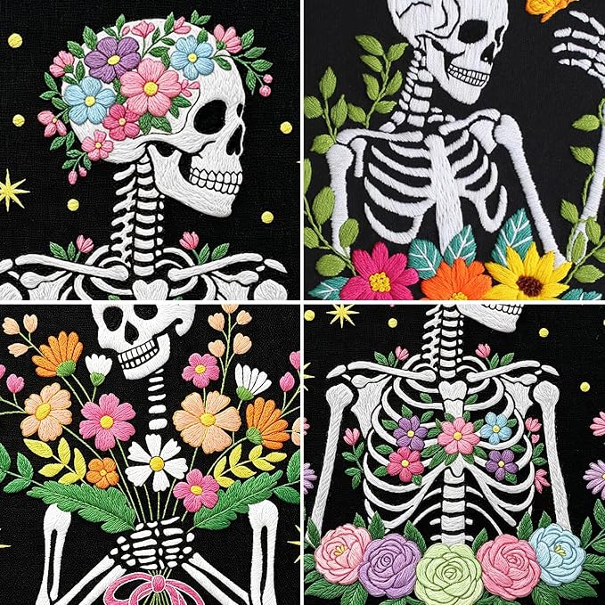 Louise Maelys 3 Pcs Halloween Embroidery Kit - Image 5