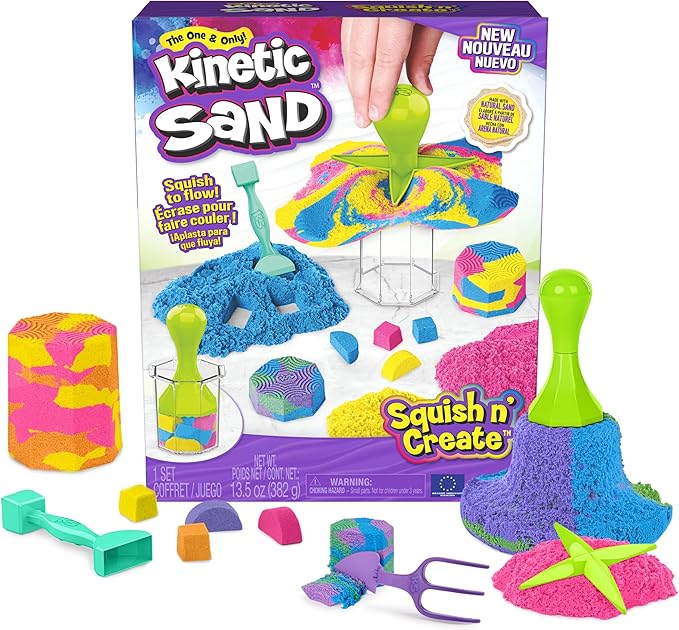 Kinetic Sand, Squish N’ Create Playset by Unknown