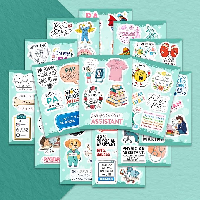 100Pcs Physician Assistant Stickers - Image 5