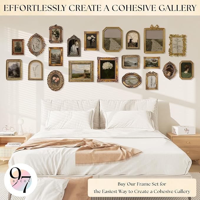 97 Decor Gold Vintage Picture Frames 8x10 - Image 5