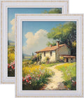 eletecpro 8x10 Vintage Picture Frame, Glass Cover, Horizontal or Vertical by eletecpro