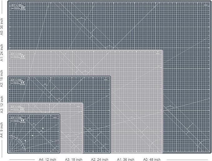 Elan Cutting Mat A1 Gray, Large Self Healing Cutting Mat 24 x 36 Inch, 5-Ply - Image 5