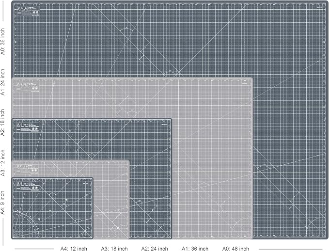 Elan Cutting Mat A0 Gray, Extra Large Self Healing Cutting Mat 36 x 48 Inch - Image 5