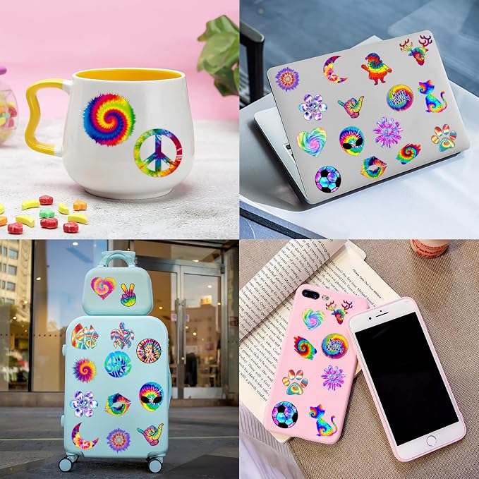 Cherisnowy 72 Pcs Tie Dye Party Favors - Image 9