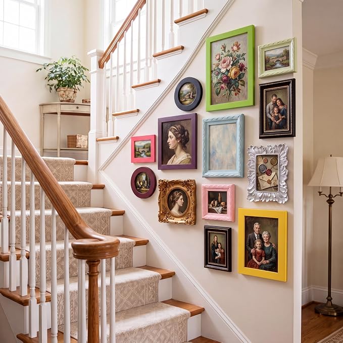 Kathfly 15 Pack Vintage Picture Frames by Kathfly