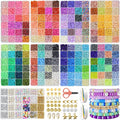 Redtwo 45000 Pcs 192 Colors Clay Beads Bracelet Making Kit | 9 Boxes Friendship by Redtwo