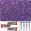 31000Pcs Amethyst Resin Rhinestones by Worthofbest