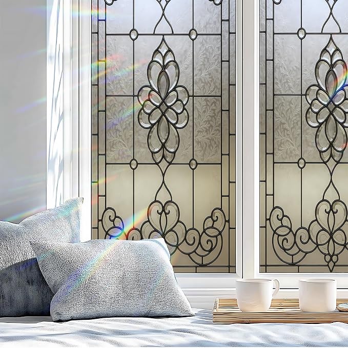 Stained Glass Window Privacy Film Static Cling - Image 4