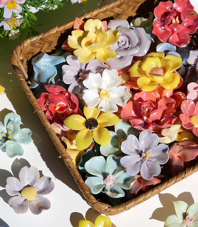 Lanyani Ceramic Flower Mosaic Tiles - Image 2