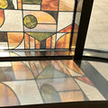 Faux Stained Glass Effect Window Film, Original Double-Sided Hand-Drawn Static by Flortlias