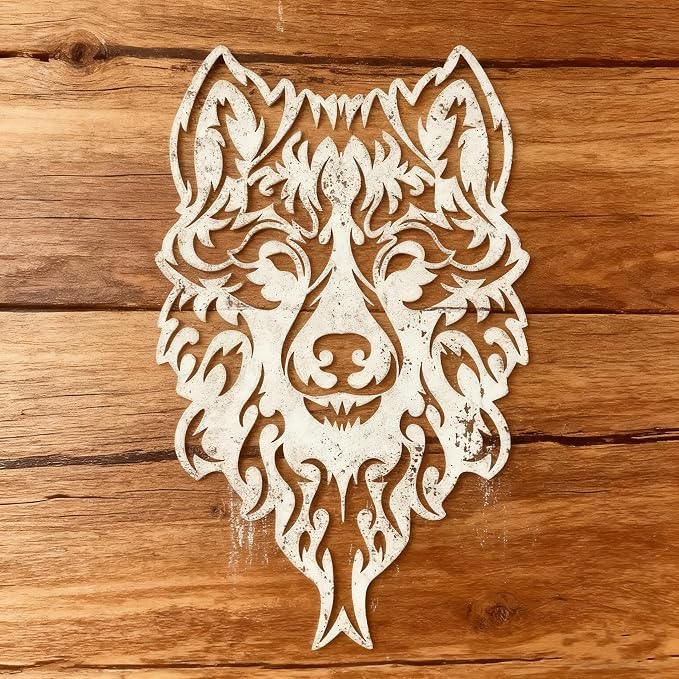 TIAMECH A4 Reusable Wild Wolf Stencil - Image 2