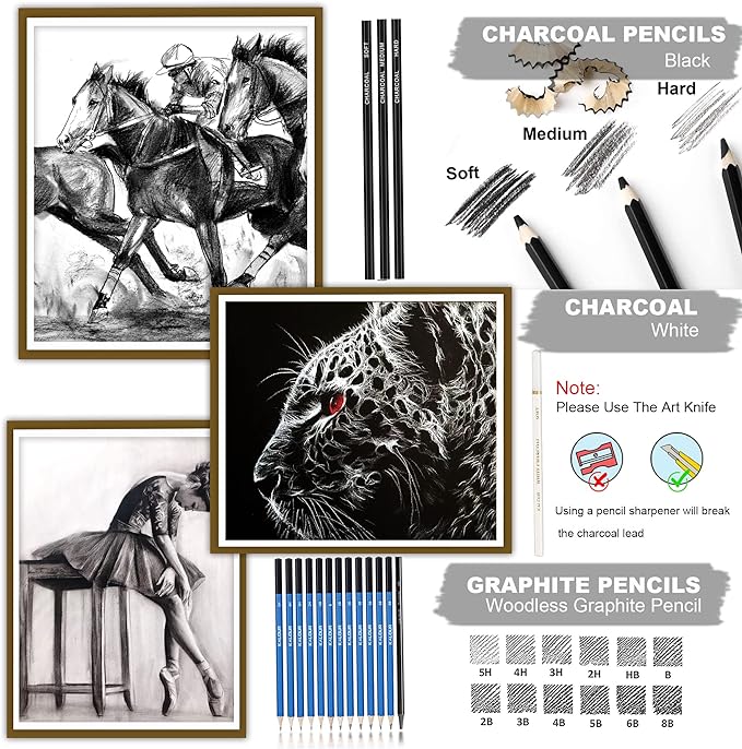KALOUR 34 Sketching Pencil Set - Image 3