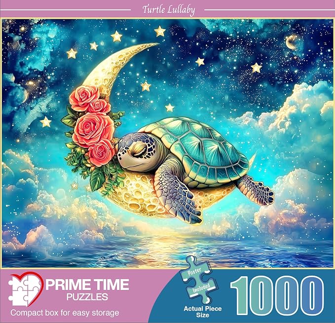 Sea Turtle Flower Puzzles 1000 Pieces Jigsaw Puzzle - Image 2
