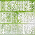 Texture Stencils for Crafts Reusable 16Pcs Stencils | DIY Art Painting Stencil by Unknown