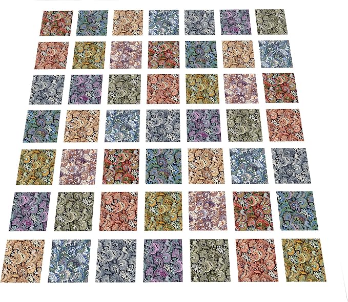 10" 50pcs Cotton Fabric Squares - Image 8