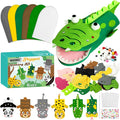 WATINC 6Pcs Hand Puppet Making Kit, Art Craft Felt Sock Puppet Toys, Creative by WATINC