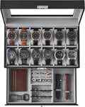 SONGMICS Watch Box, 12-Slot Watch Case Organizer by Unknown