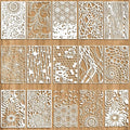 12 Pcs Abstract Geometric Texture Stencils by Unknown