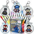 5 Stamped Superhero Cross Stitch Beginner Projects by Craftiloo