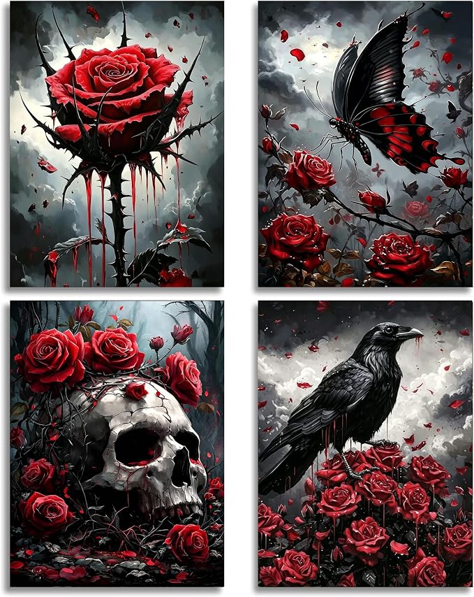 Gemozaic 4 Pack Gothic Diamond Art Kits by Gemozaic
