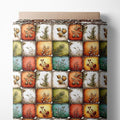 Autumn Forest Patchwork Cotton Fabric Panel – 61 × 36.6 Inches, 100% Cotton 140 by FabricsTown