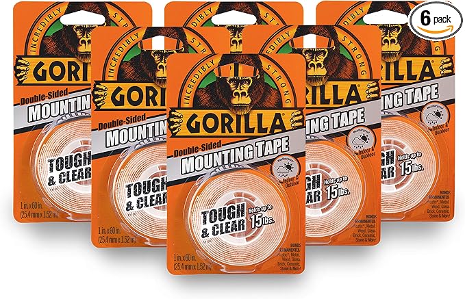 Gorilla Tough & Clear Double Sided Mounting Tape by Gorilla