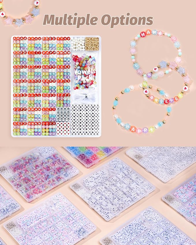 DoDoBeads Alphabet Beads for Bracelets - Image 3