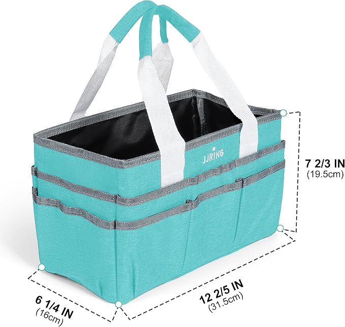 JJRING Craft Organizer Tote Bag, Art Storage Caddy - Image 3
